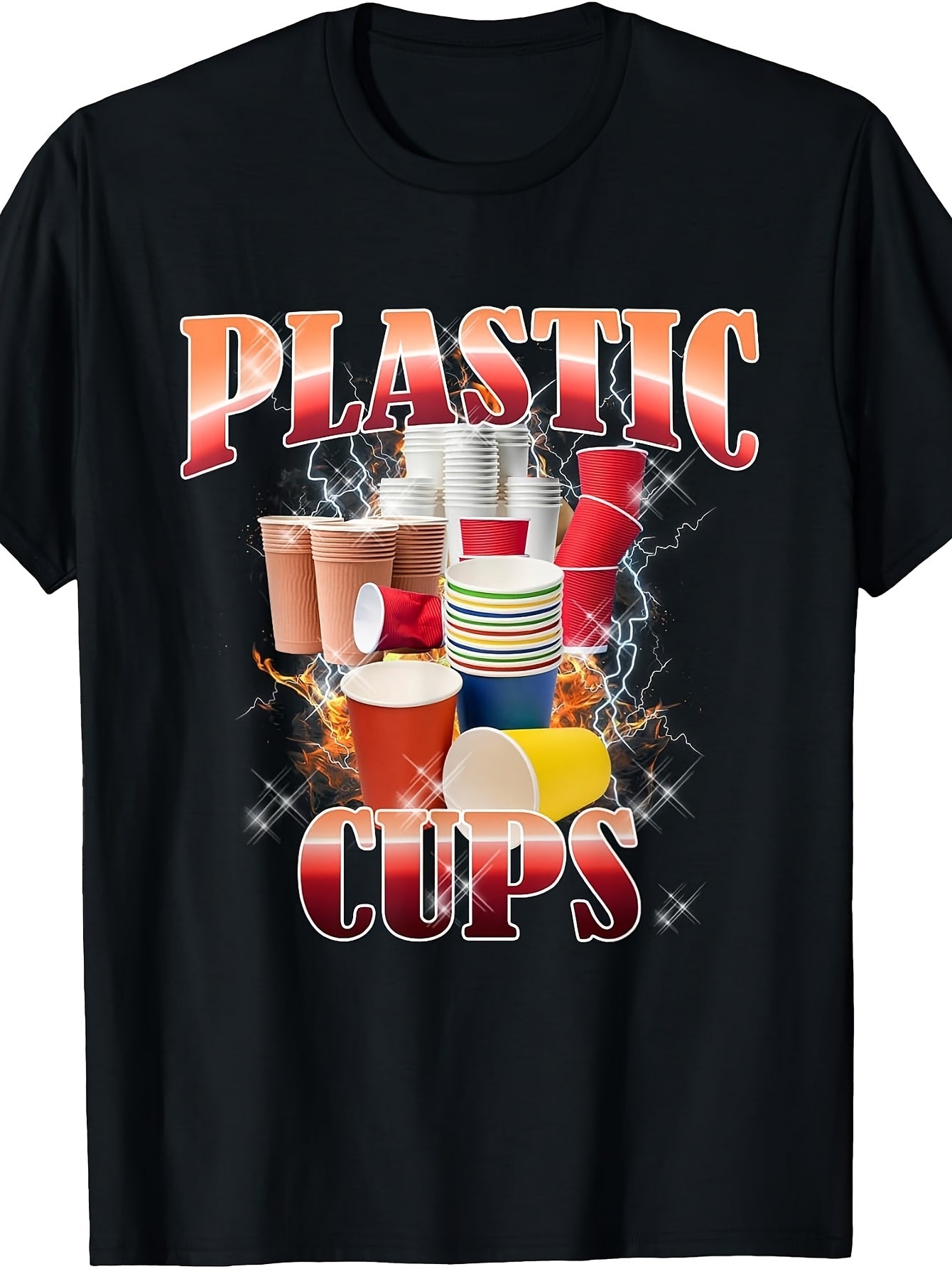 Thanksgiving Plastic Cups Bootleg 90S Rap Rock Vintage T-Shirt