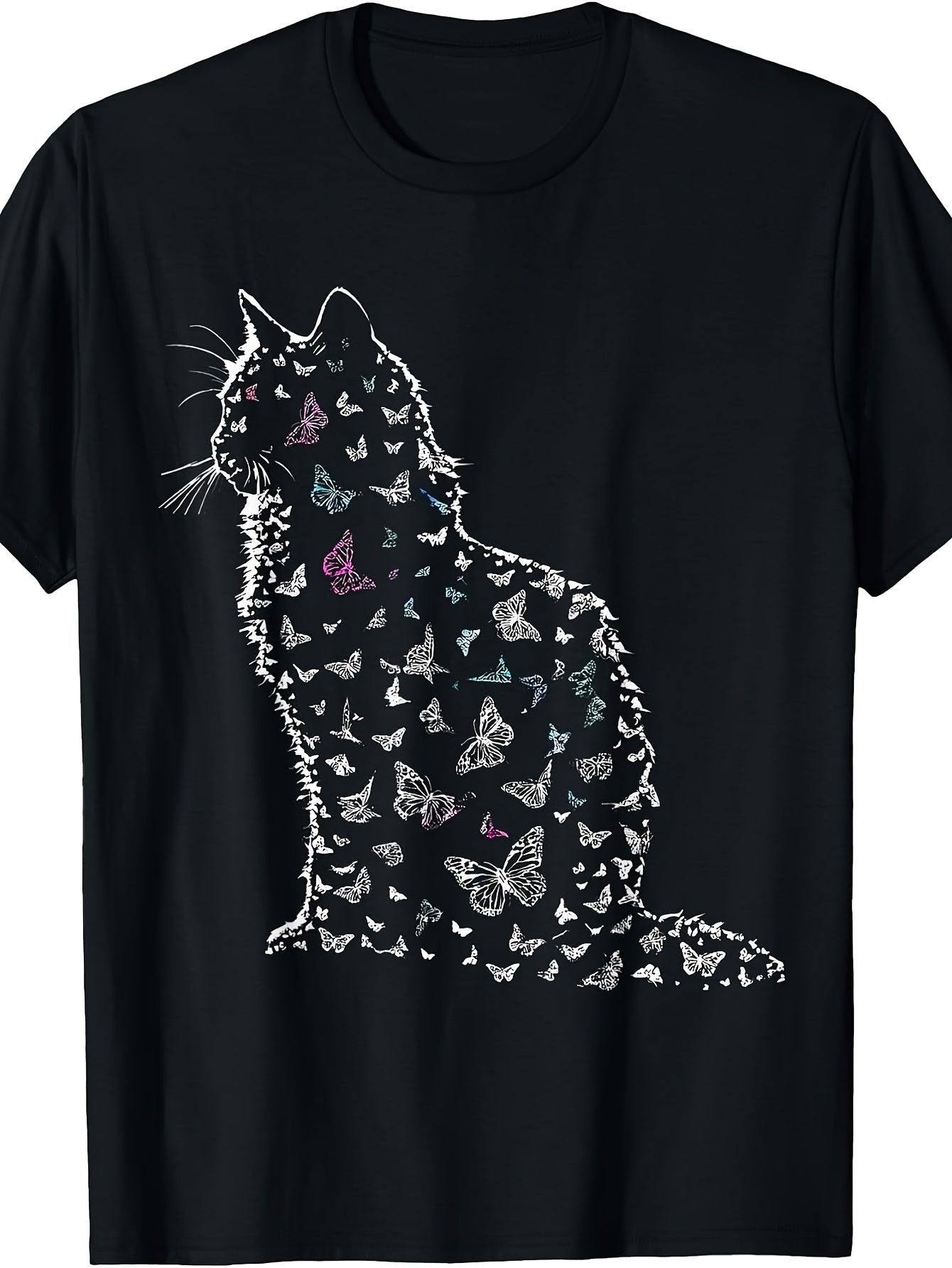 Butterfly Graphic Ragdoll Cat Lover T-Shirt